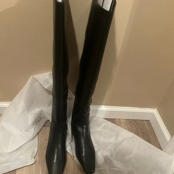 Jeffrey Campbell Over the Knee Ichab Leather Boots NEW 9